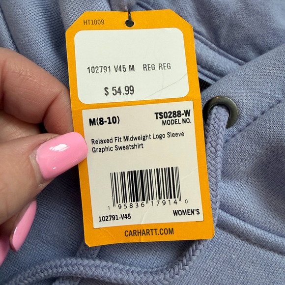 Carhartt Light Purple Sweatshirt - Picture 3 of 4